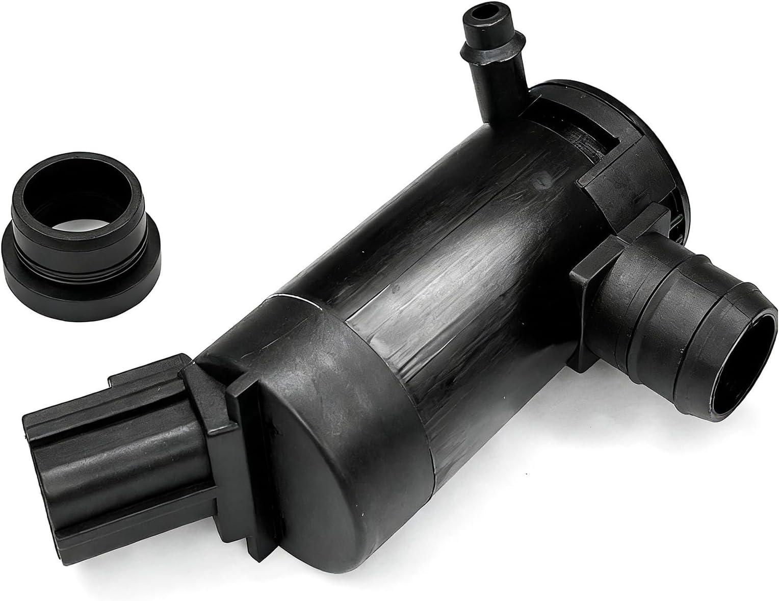 Windshield Washer Pump with Rubber Grommet, Replacement Windshield Washer Pumps Wiper Pump, Compatible with Ford Lincoln Mazda Mercury, OEM# 89017059,173686, F7C617664AB WG-315, 8C3417664AA