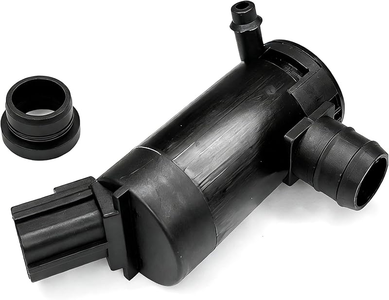 Bomba do lavador do para-brisa KoiLuvGo 12 V com ilhó de borracha para Ford, Lincoln, Mazda e Mercury – 1 unidade