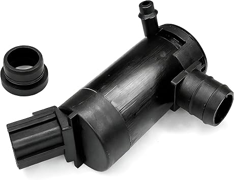 Windshield Washer Pump with Rubber Grommet, Replacement Windshield Washer Pumps Wiper Pump, Compatible with Ford Lincoln Mazda Mercury, OEM# 89017059,173686, F7C617664AB WG-315, 8C3417664AA