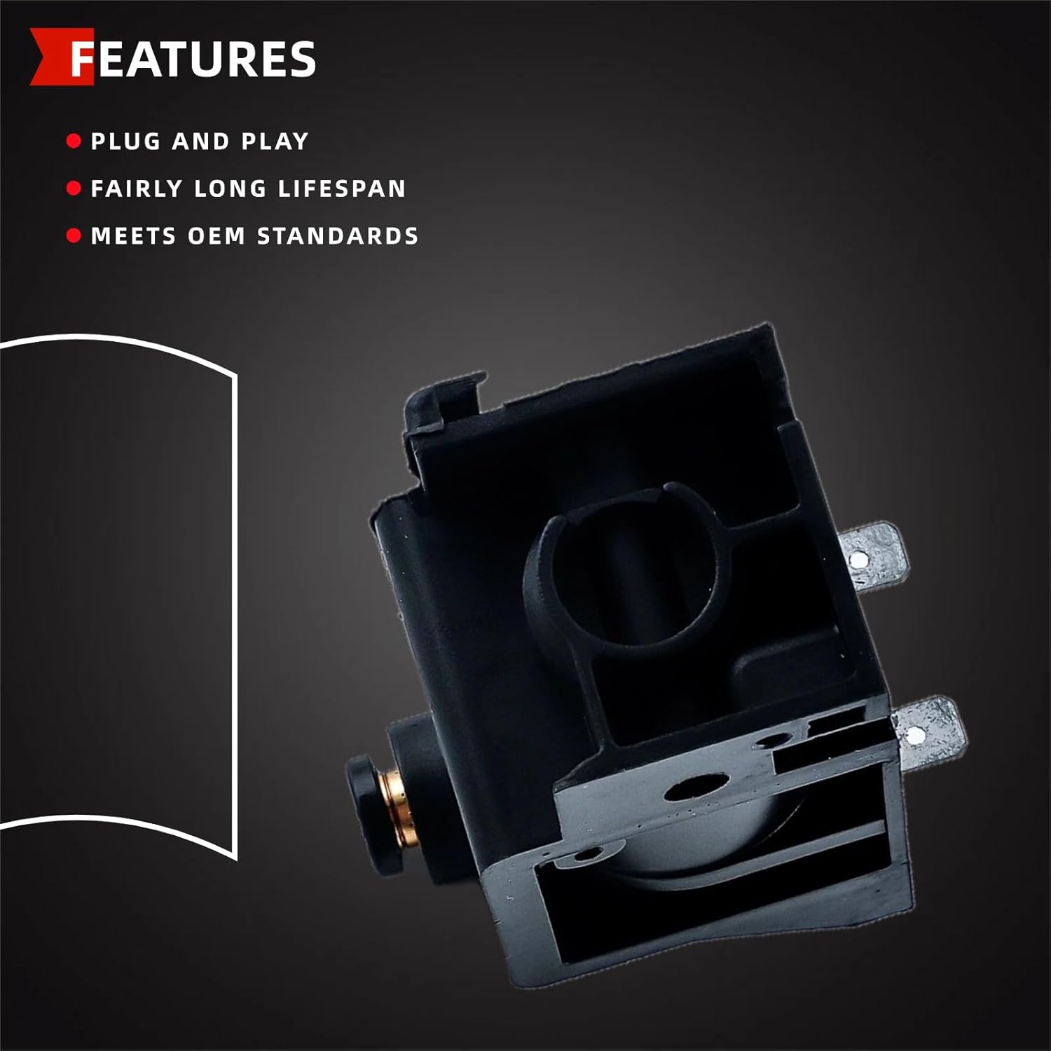 Air Brake Solenoid Fit for International 7-TON 11-TON 4400 Replace 4C4Z5A743DA 2506711C91 2505591C1