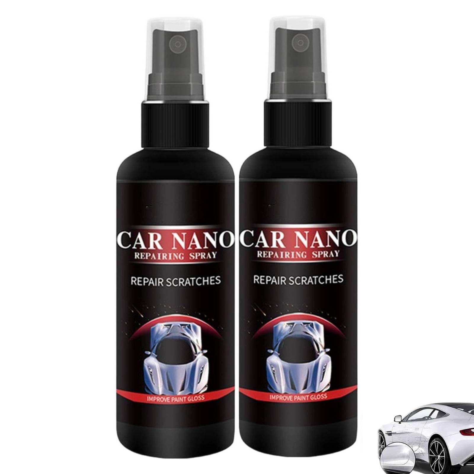 Nurafix Nano Car Scratch Removal Spray, Nurafix Car Scratch Repair Spray, Scratch Remover Kit for Cars, Nano Car Polish Spray Nanotech for Deep Scratch and Swirl Mark Removal (1PC) — view 9