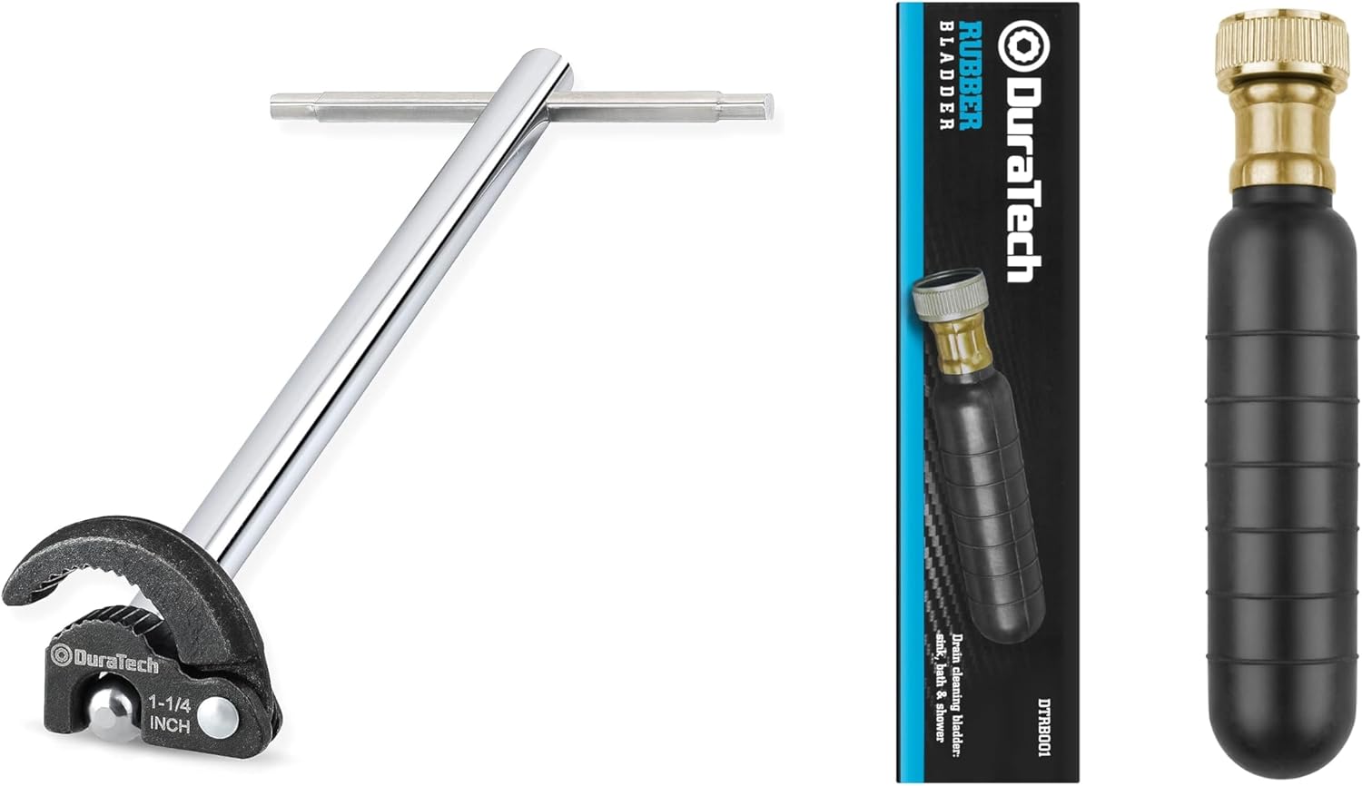 DURATECH 11-Inch Basin Wrench and Drain Bladder