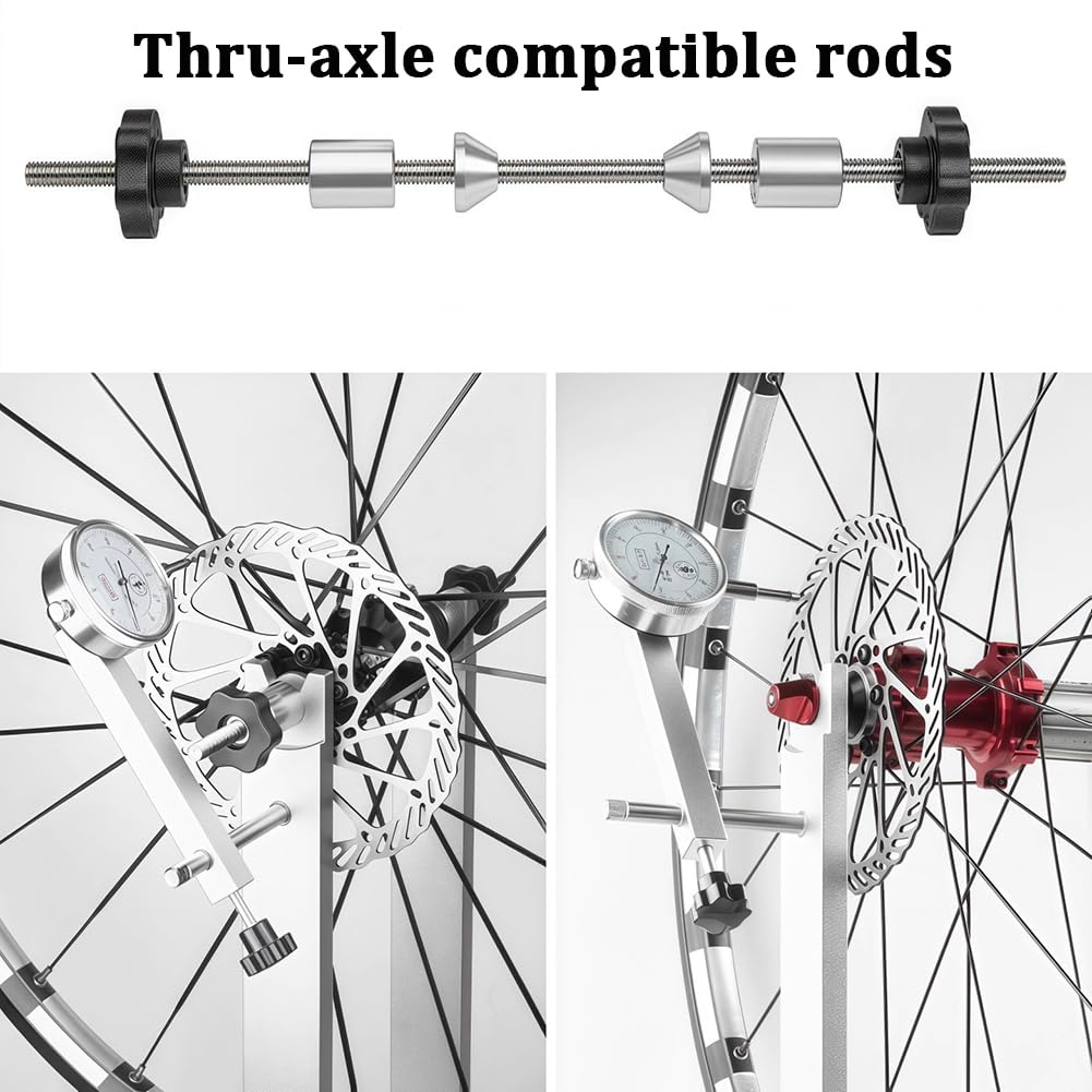 Soporte De Cojinete De Reparación Y Corrección De Bicicletas, Soporte De Corrección De Alineación De Ruedas De Aleación De Aluminio, Adecuado para Ruedas De 10 A 29 Pulgadas