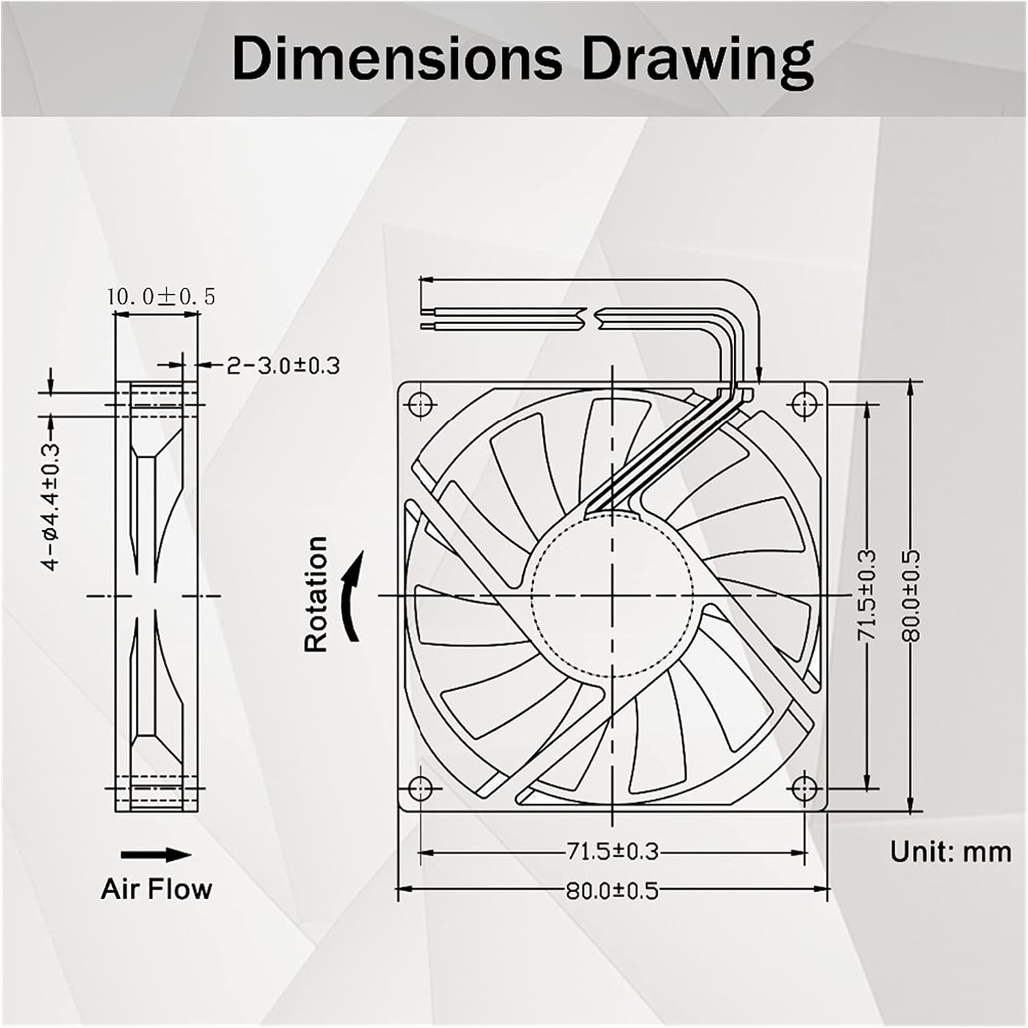 YANGQI yaoqijie 2PCS 80MM 5V USB 80x80x10mm 8cm 5V 12V 24V 8010 2PIN 3PIN Brushless DC Cooling Cooler PC CPU Computer Case Fan Cooler Lasting (Blade Color : 5V Ball USB)