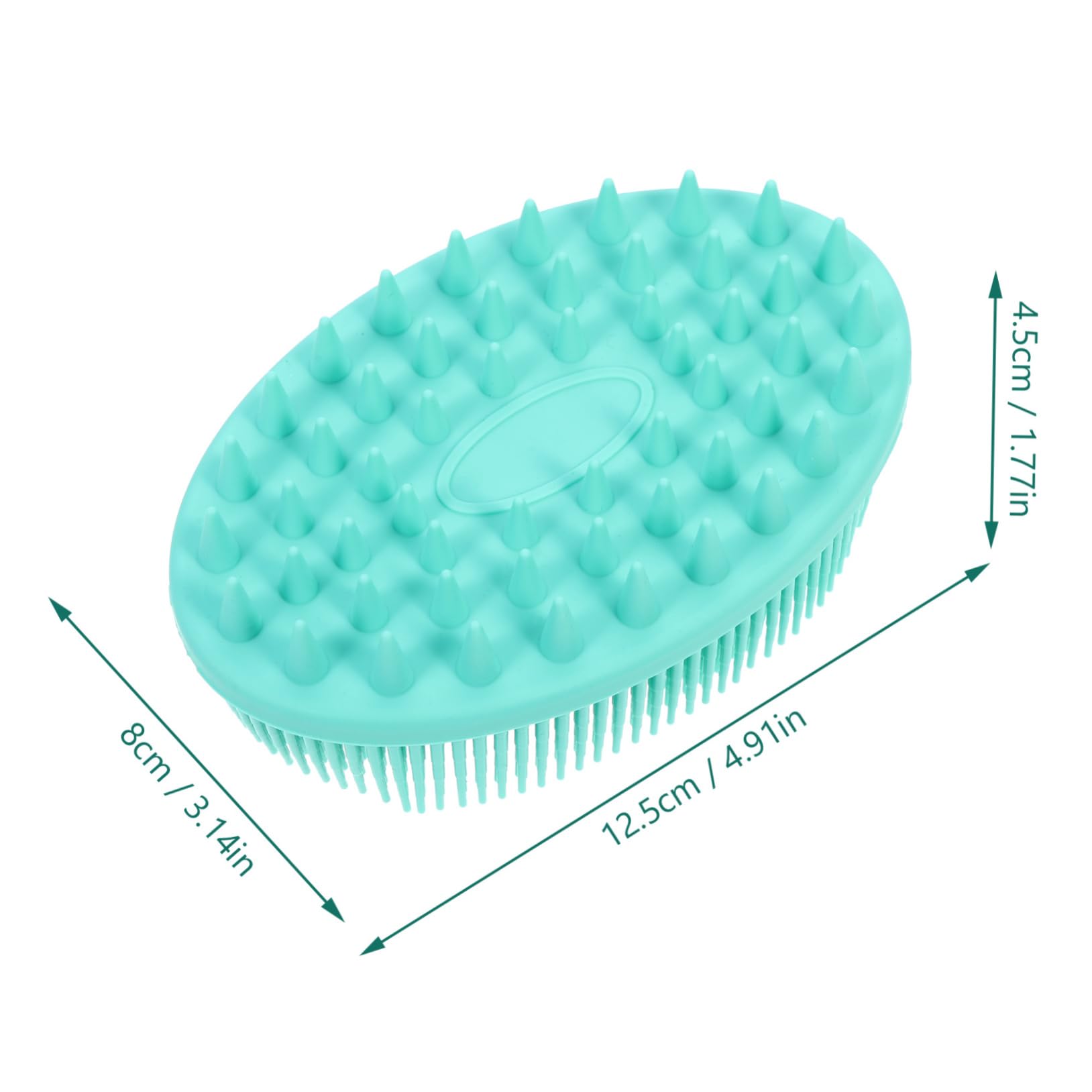 FOYTOKI Soft Silicone Bath Brush Kids Adults Cleaner Massage Bathing Tool Detachable Hang Rope