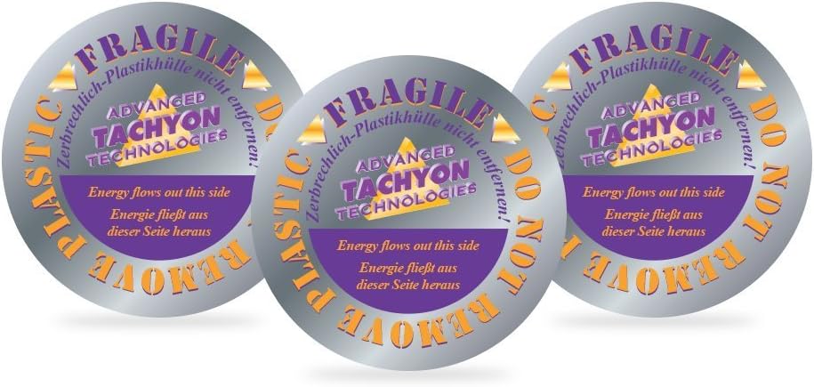 4-Inch Tachyonized Silica Disk 3-Pack - EMF Protection - Circuit breakers kit