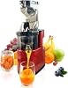 Cold Press Juicer Machines Slow Masticating High yield Pulp separation Can make fruit ice cream Multi-Functional for Home Commercial Use Wide Feed Chute red