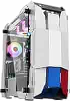 UNSTABLE　ブースターBOX Amazon.com: ZXFF Computer Case with 6 Fans-Mid-Tower Mini