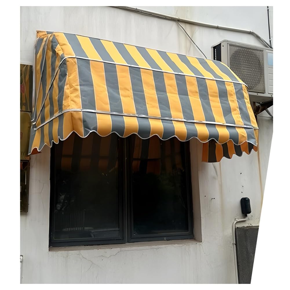 Toldo retráctil manual plegable para balcón y terraza exterior resistente a la lluvia