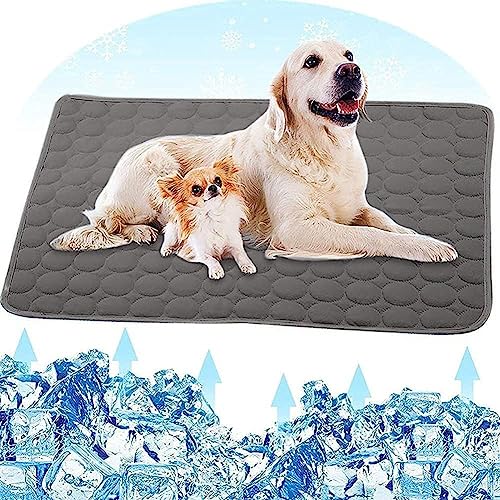 Fueegue Tapis Refrigerant Chien, Tapis Rafraîchissant pour Chien, Pet Cooling Mat pour Chiens de Petite et Moyenne Taille ou Chats Durable