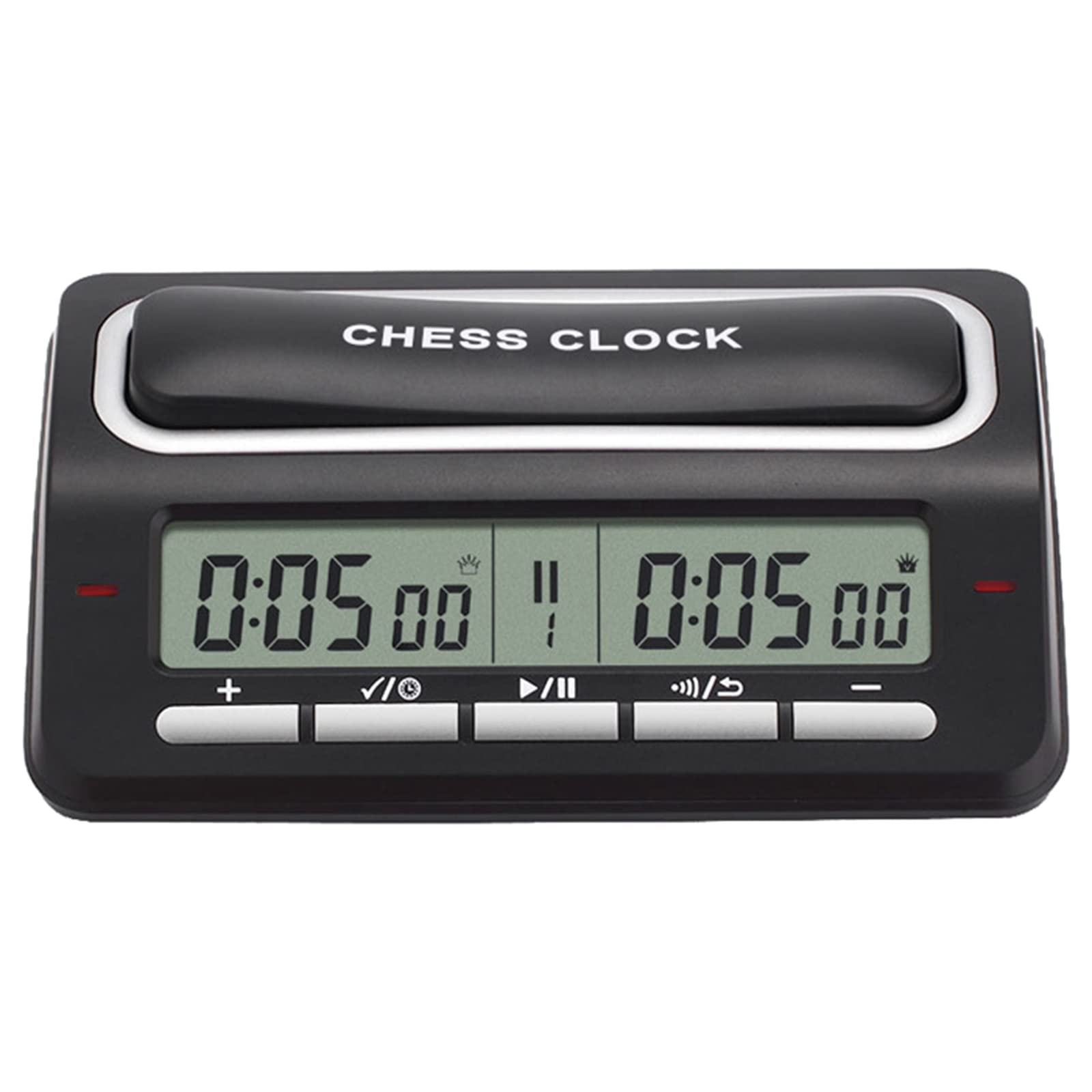 Chess Clock Digital Timer, Professional Count Down Game Timer, with Delay Count Down Up Alarm for Chess Board Game Board Digital Clock