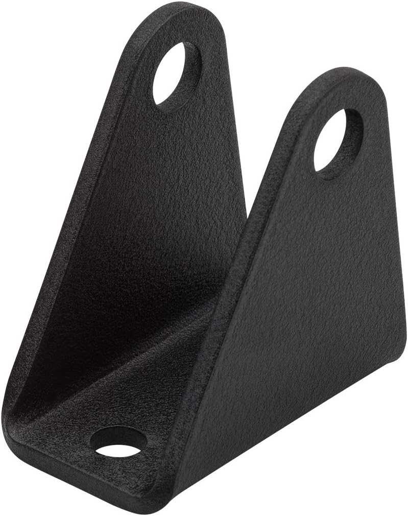 Supreme Suspensions - Front Shock Extenders for 1988-1999 K2500/K3500 & 2000-2010 Silverado HD-Series 8-Lug - High-Strength Steel Shock Mount Extension Brackets