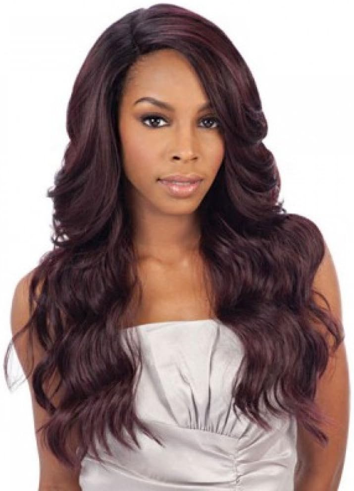 DANITY - Freetress Equal Brazilian Natural Deep Invisible L Part Lace Front Wig By Shake-N-Go (1)