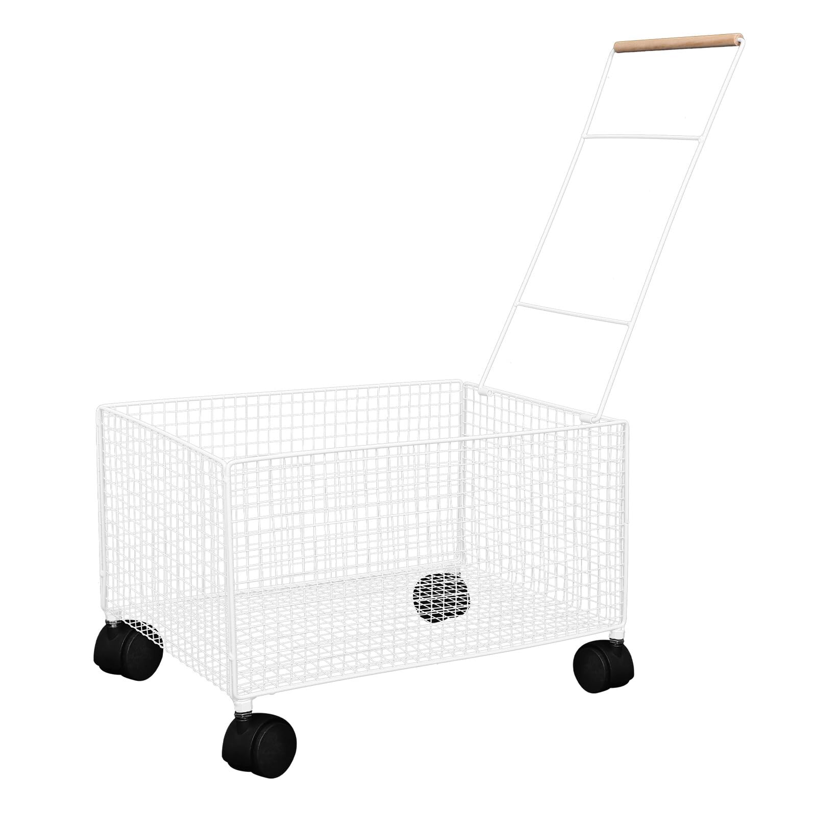Panier à linge pour salle de bain moderne avec bac mobile blanc utilitaire de maison