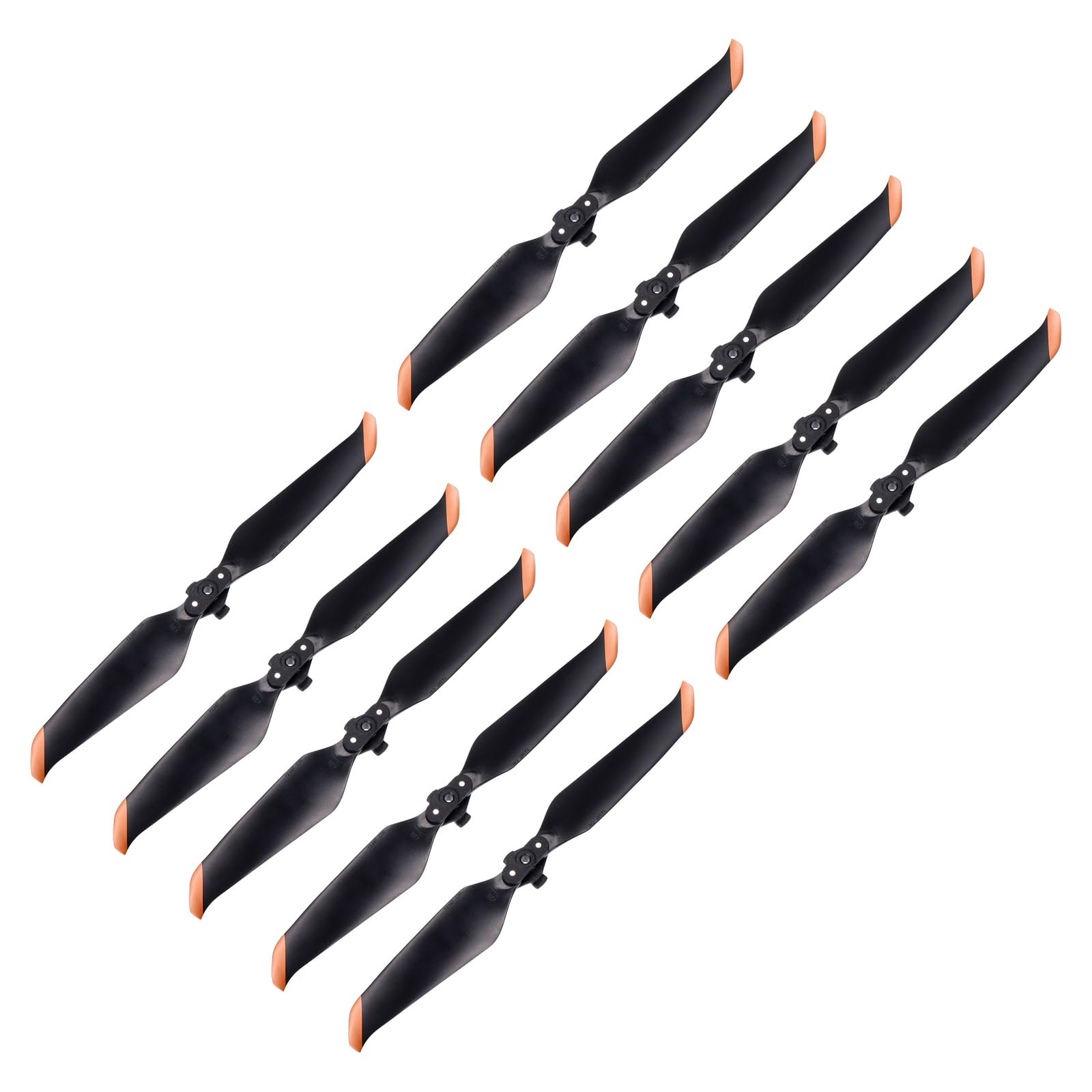 Sourcing Map 2 Hélices RC De 10 X 5 Pulgadas – Paletas De Nailon Con Arandelas Para Aviones Y Drones Ligeros, Color Negro