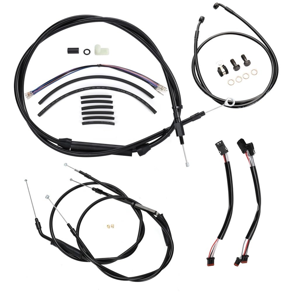 Kit de Cable extensión para manillar motocicleta, embrague para línea freno, acelerador, CAN-Bus, para Sportster XL 2014-2021