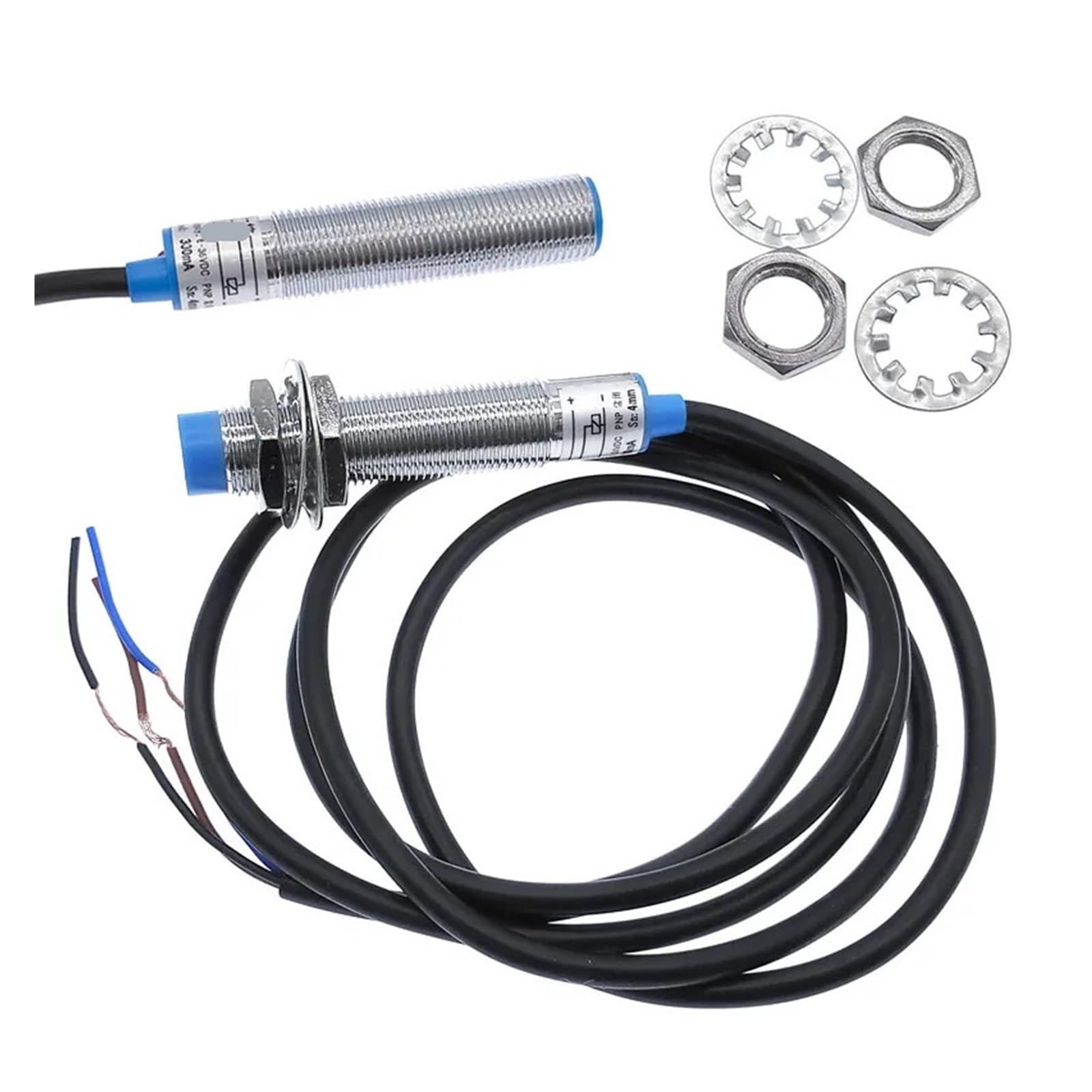 Lot de 10 détecteurs de proximité inductifs LJ12A3-4 BX/BY/AX/AY J-DZ/EZ LJ12A3-2 BX NPN PNP, capteur NO NC DC5~36 V(LJ12A3-2-Z-AX)