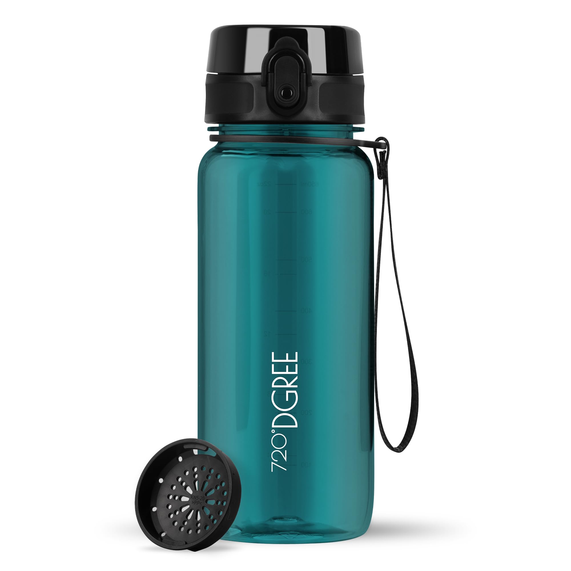 720°DGREE Botella Agua 1 Litro “uberBottle“ - Tamiz-Fruta, softTouch - Sin BPA, Prueba de Fugas, Reutilizable - Cantimplora, Water Bottle ideal para Deporte, Fitness, Gimnasio, Senderismo, Ciclismo — view 285
