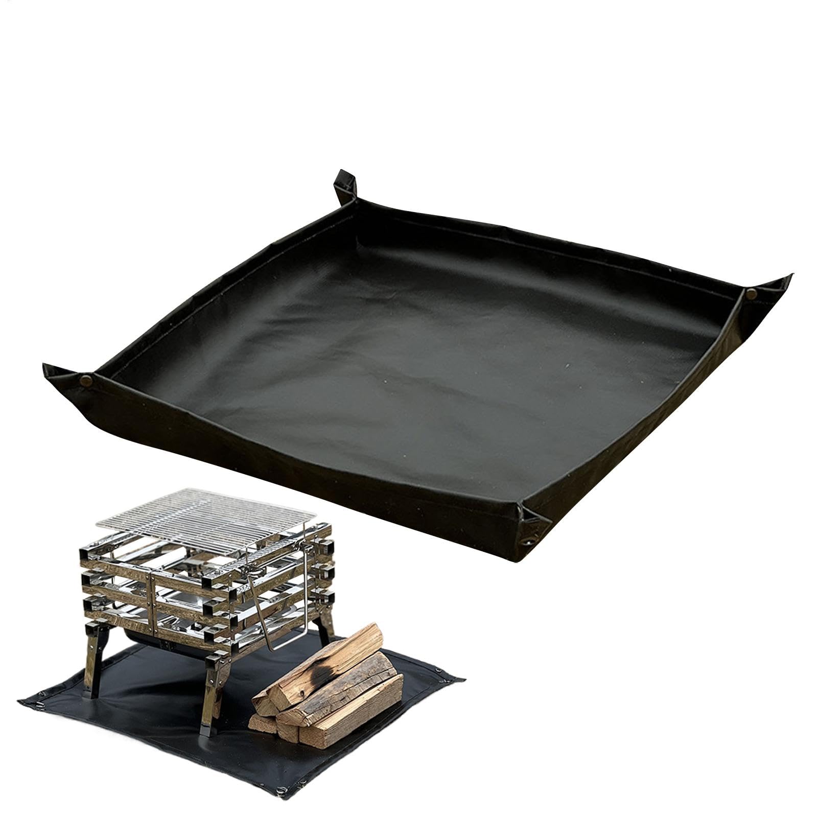 Tapis sous le gril et coussin de protection de patio en silicone durable