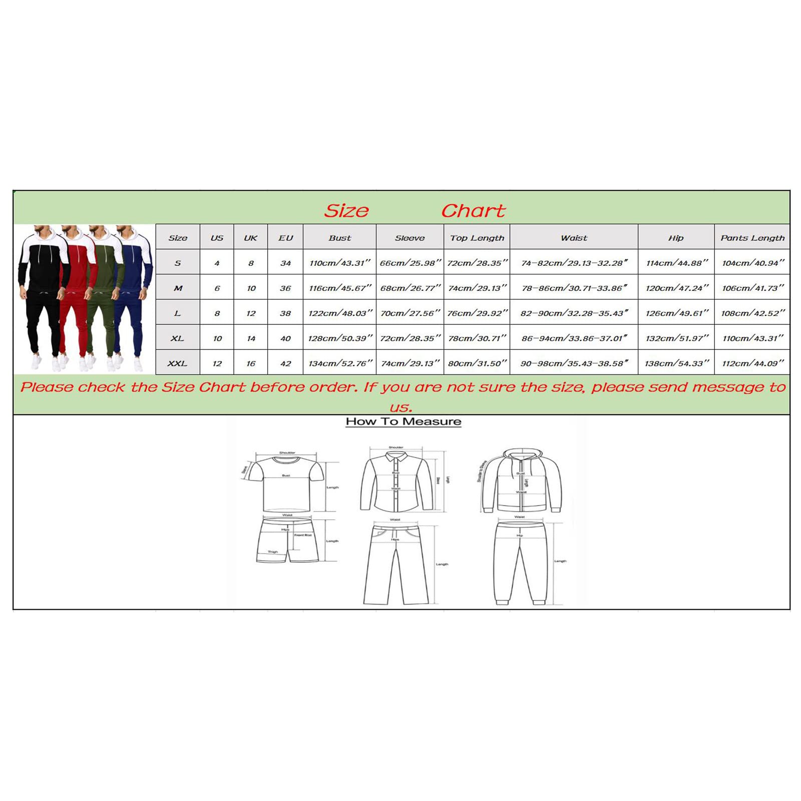 Generisch Tuta da jogging da uomo, invernale, per il tempo libero, da uomo, lunga, sportiva, vestibilità normale, abbigliamento sportivo, casual, traspirante, con cappuccio e pantaloni da jogging, 2