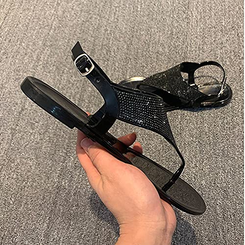 womens t strap jelly sandals