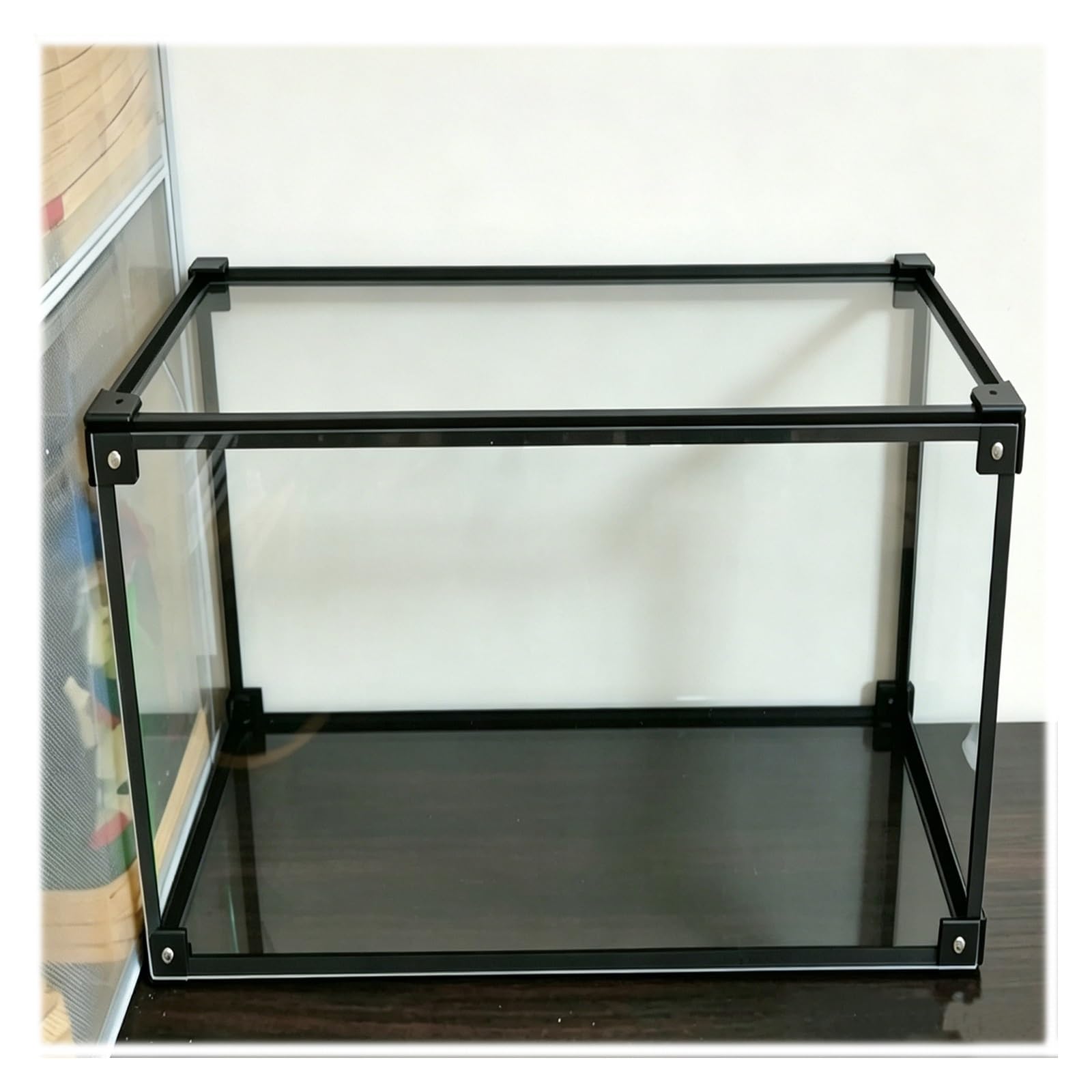 Acrylic Showcase Display Box 10x10x10 18x18x18 24x24x24 Inch, Clear Collectibles Diaplay Box Protection Case with Magnetic Door, Waterproof Acrylic Presentation Case(10x10x10inch/25x25x25cm)
