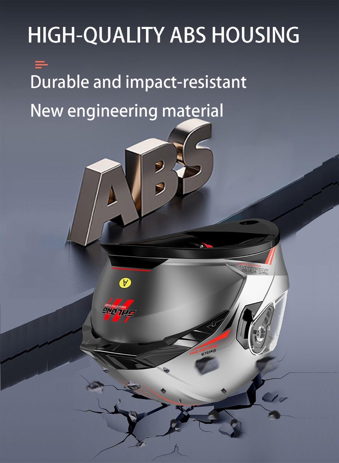 Casco De Moto Modular Bluetooth, Casco Abatible con Doble Visera, Homologado ECE 22.06, Doble Visera Doble Lente Sistema De Ventilación, Guantes, para Adultos, Hombres Y Mujeres A,2X-Large