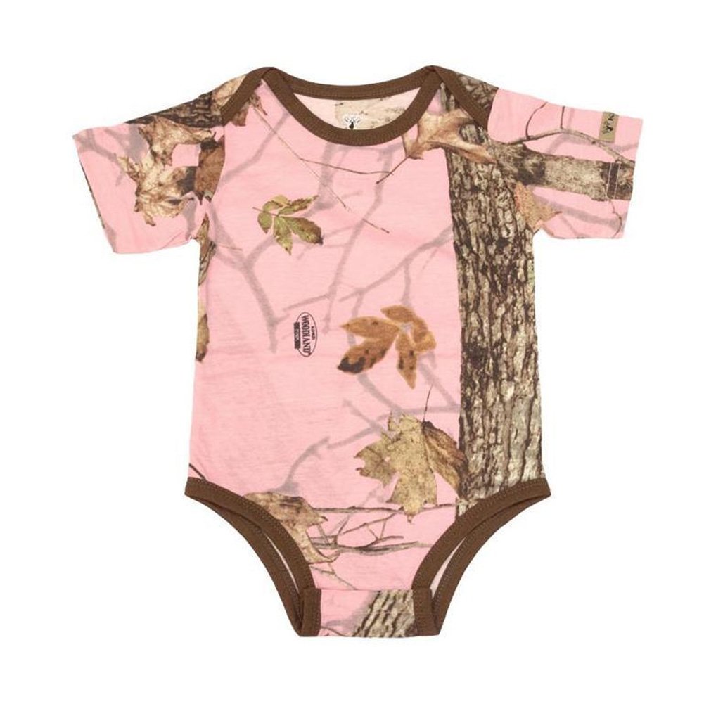 King's Camounisex-baby Infant Short Sleeve Bodysuit