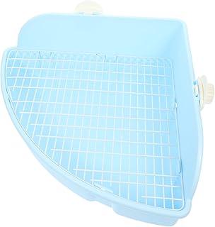 Abaodam Coelho Vaso Sanitário Trem Penico Coelho Vaso Sanitário Para Animais De Estimação Treinador De Penico Vaso Sanitário De Canto Chinchila Bandeja De Areia Para Animais Pequenos Cama