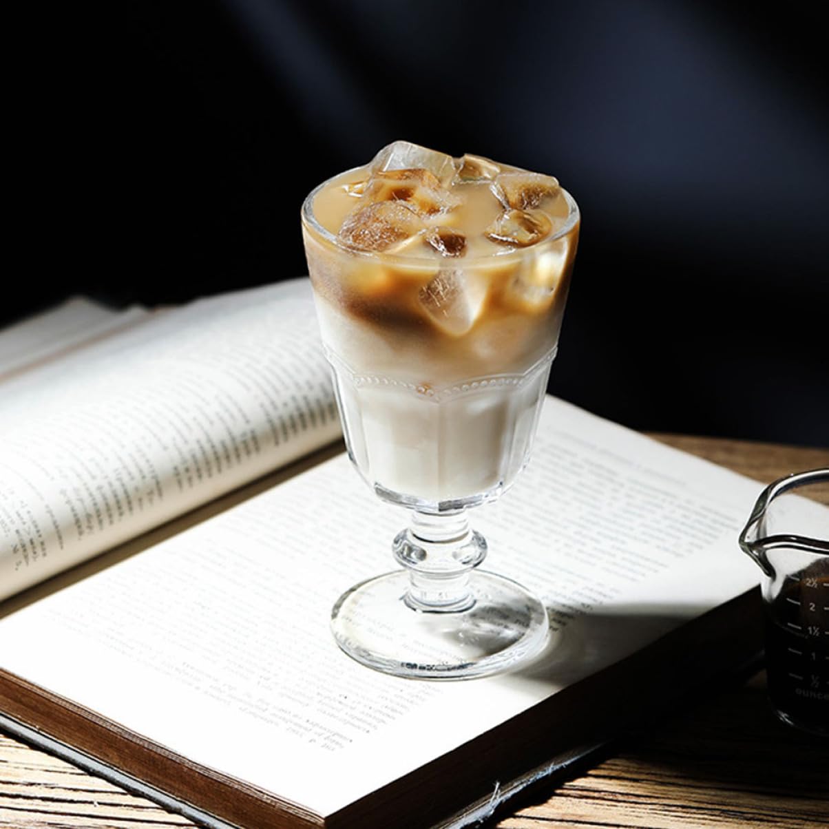 PRETYZOOM 2 Juegos Taza De Helado Vasos Para Cafe Tazas Café Vasos Cocktail Jarras De Cerveza Vasos De Cerveza Vajilla Botellas Vaso De Postre Copa De Helado Vidrio Transparent 2 Piezas * 2