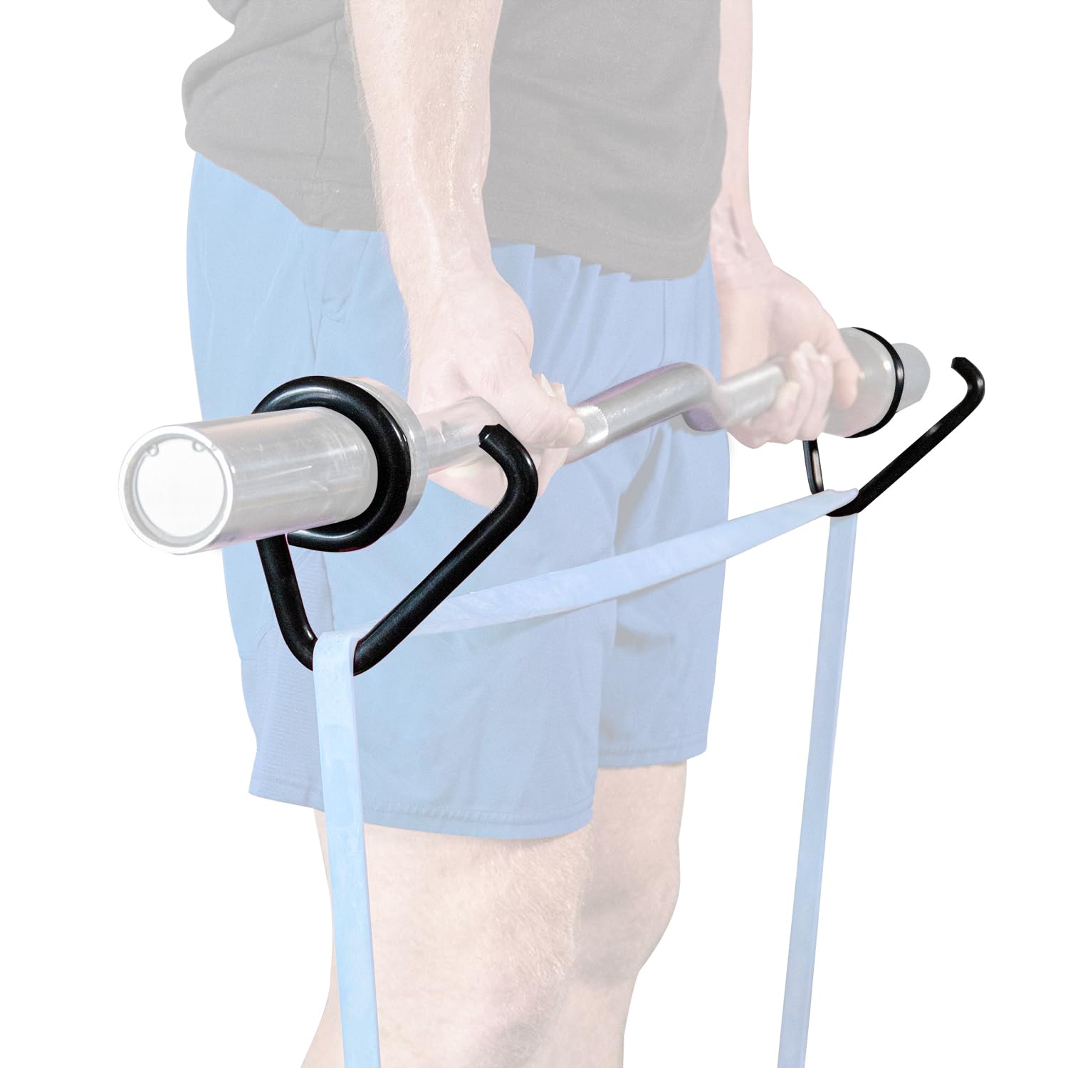 Resistance Band Collar Hooks (Pair) Use with Any 2" Olympic Bar | Add Dynamic Resistance to Your Workout