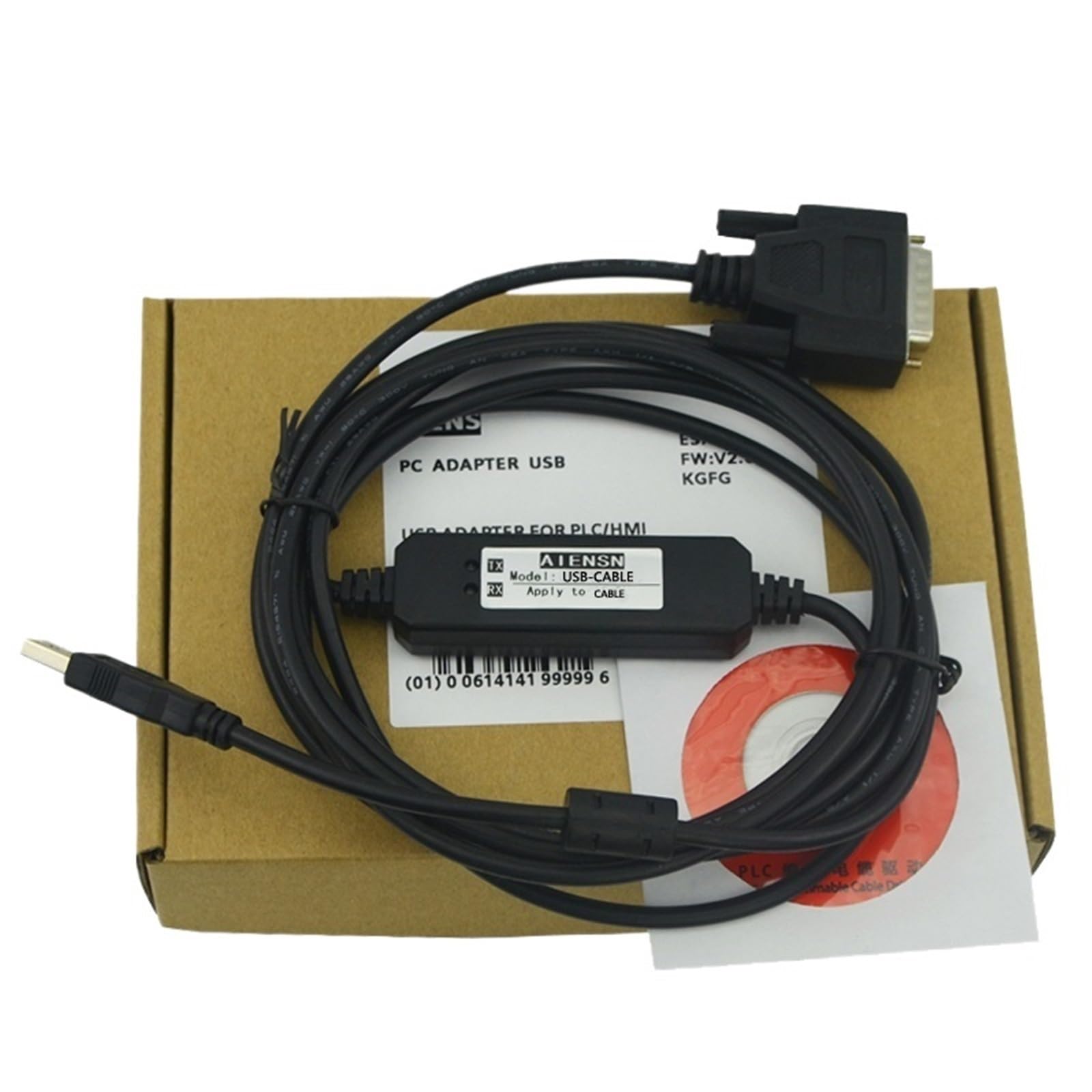 Câble de communication série PC RS232 USB DB15 haute précision