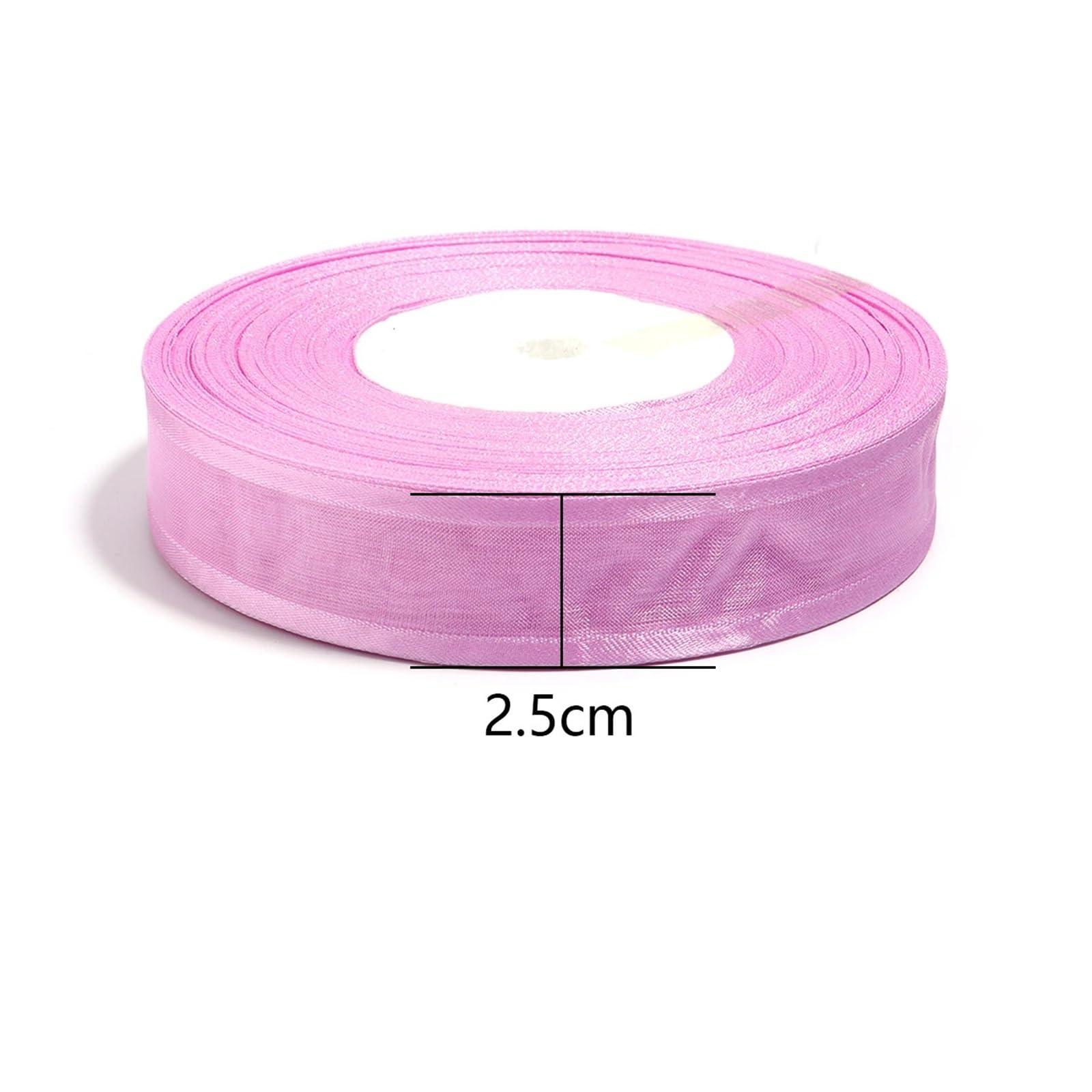 Chiffonband, 8 Stück, 25 mm, Organzaband, Verpackung, Weihnachten, Party, Zuhause, DIY, Geschenkverpackung, Hochzeitsdekoration für Geschenkverpackungen, Urlaubsdekoration