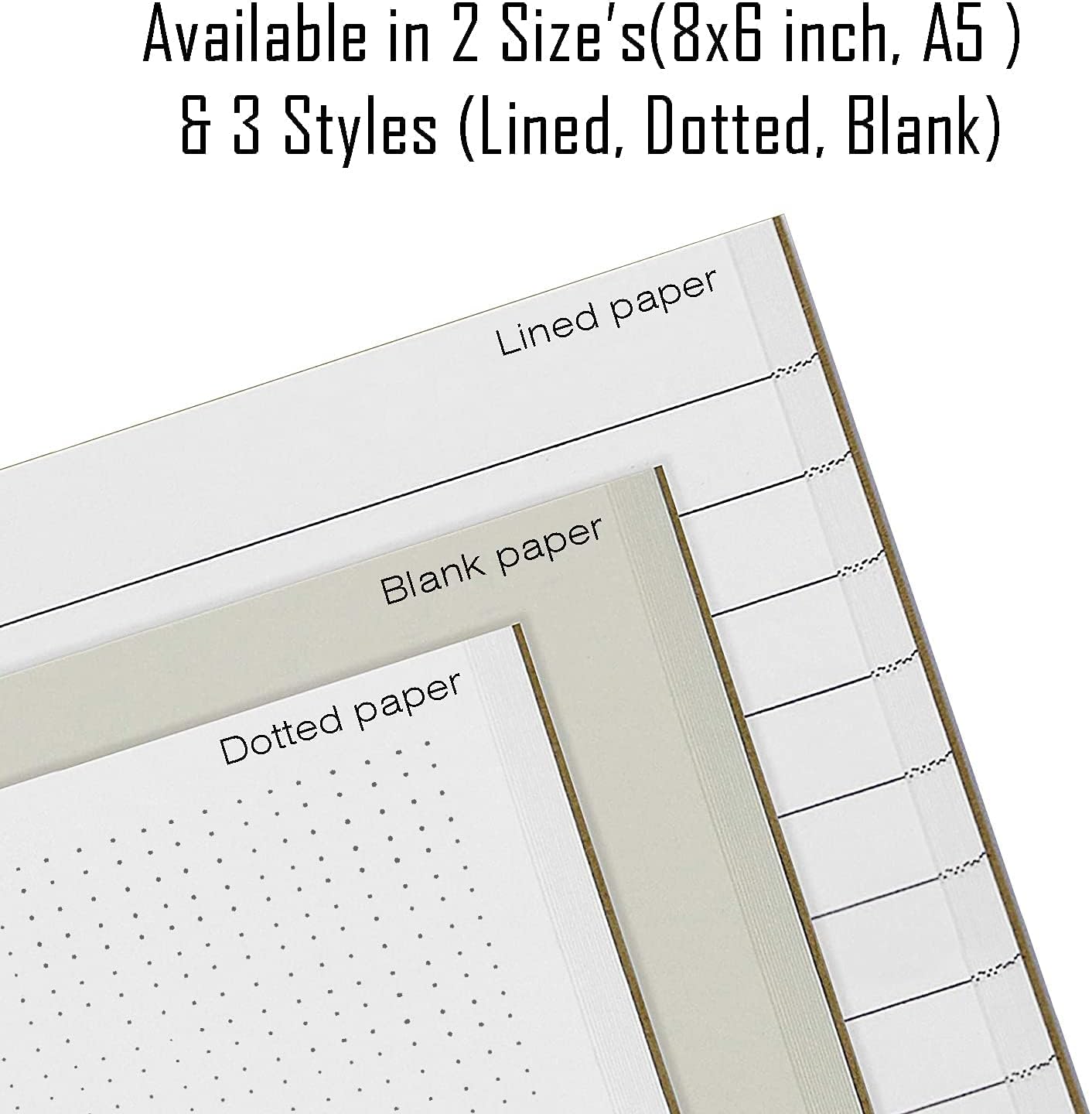 Refillable Leather Bullet Journal