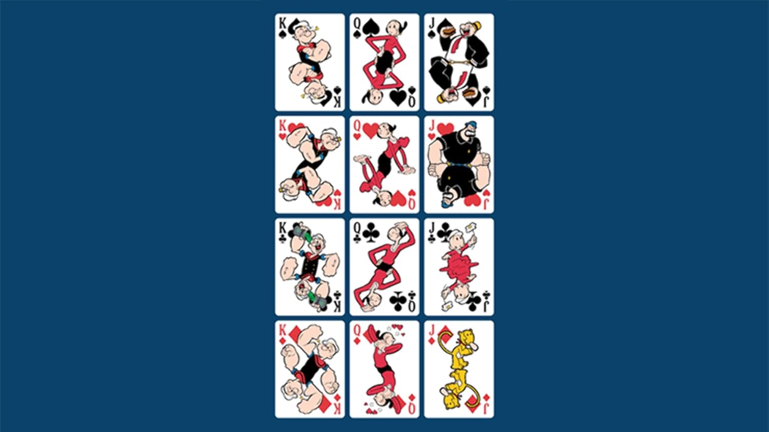 Murphy's Magic Supplies, Inc. Bicycle Limited Edition Popeye The Sailor Man Playing Cards by Collectible Playing Cards