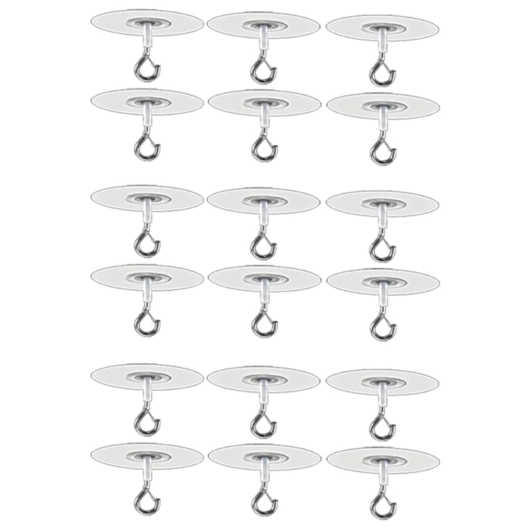 Hndhbfgrt As Shown 18Pcs Adhesive Ceiling Hooks For Popcorn Concrete Textured Ceiling Wall, No Drilling Self Adhesive Ceiling Hooks