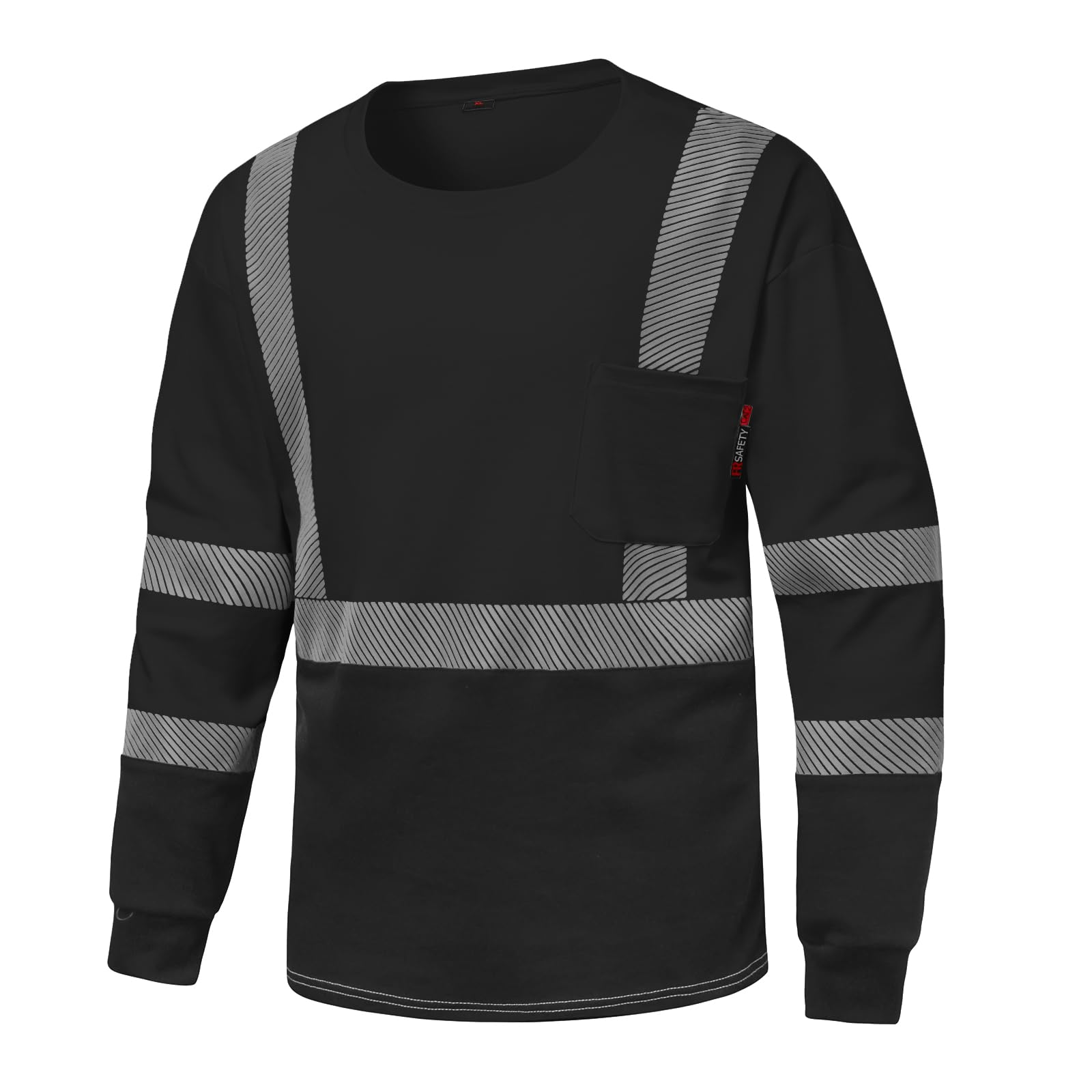 DPSAFETY FR Shirt 6 oz Hi Vis Fire Resistant Flame Resistant Shirts for Men,Welding Shirt Cotton CAT2 Long-Sleeved Shirts