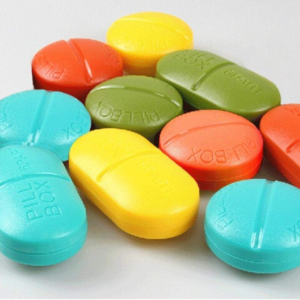 Pastillero Apilable Torre De Pastillas Caja De Pastillas De Cápsula Semanal Lindo Y Creativo Organizador De Pastillas Semanal con Organizador De Medicamentos De Gran Capacidad Azul Marino