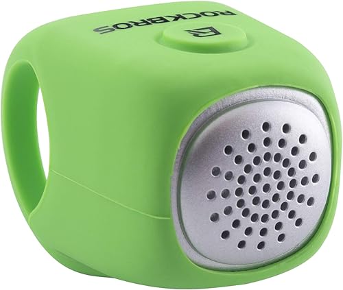 Miniatura 12 de ROCKBROS Electra - Campana de bicicleta eléctrica para bicicleta, cuernos de bicicleta, campanas de bicicleta resistentes al agua Azul,Negro