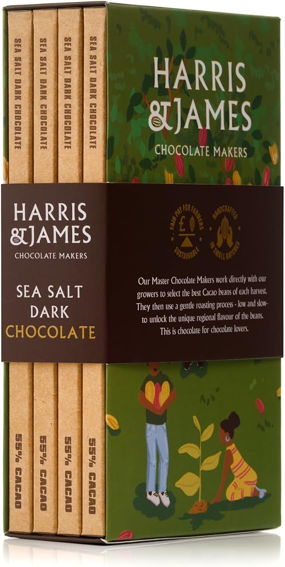 Sea Salt Dark Chocolate Bar 55%