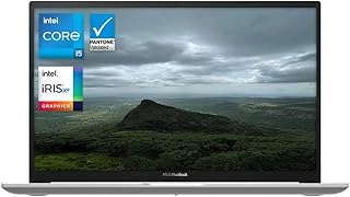 ASUS VivoBook Pro 14 OLED Business Laptop, 14" 2.8K OLED (400nits 100% DCI-P3), Intel 4-Core i5-11300H, Backlit Keyboard, Harman/kardon Audio, Windows 11 (8GB RAM | 1TB PCIe SSD)