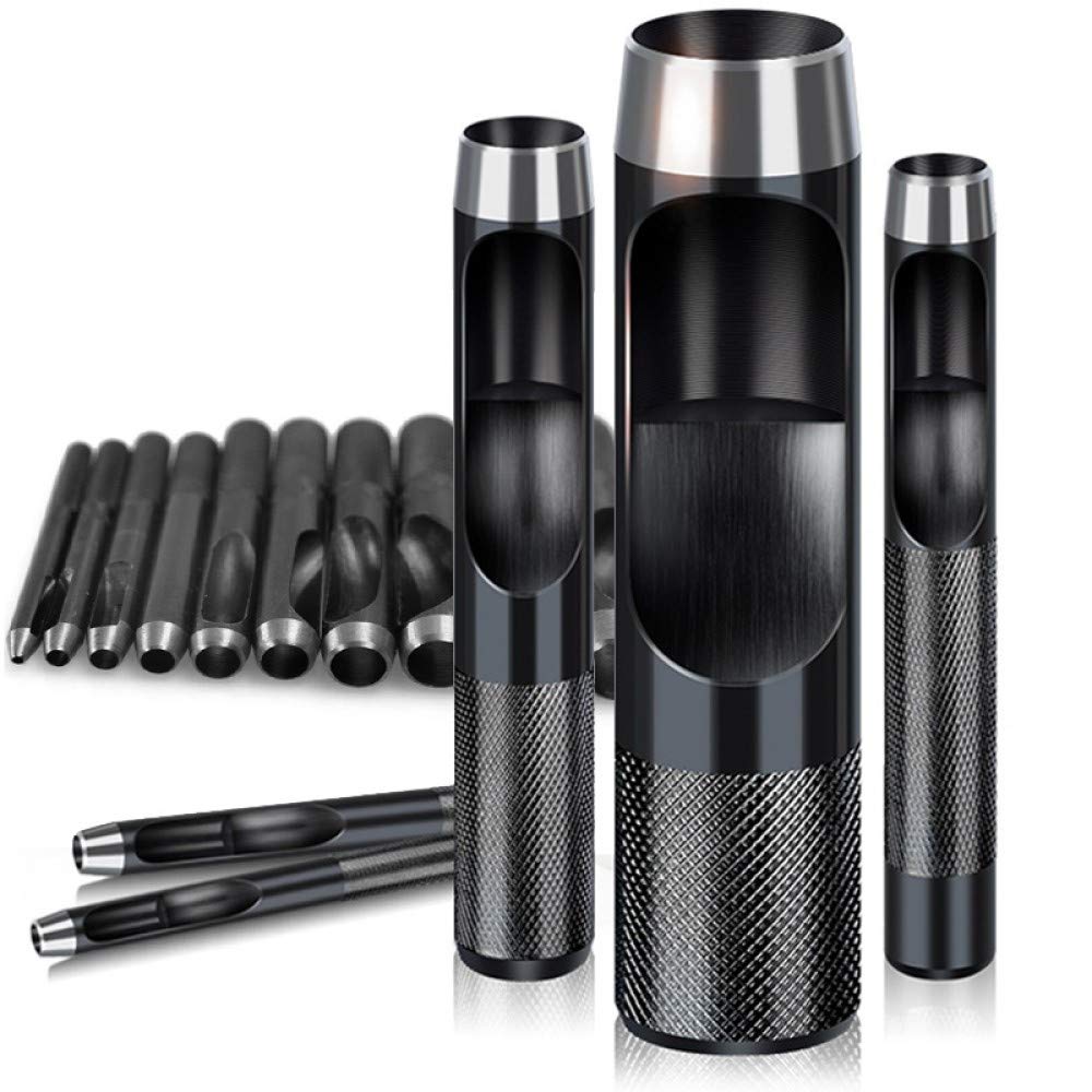 1 Pc DIY Dziurkacz Okrągły Stalowy Skórzany Craft Hollow Hole Dziurkacz Narzędzie Cutter Praca dla Pasek Pasek Pas Do Zegarka Pasek Plastikowe Drewno, 18mm