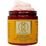 OMM Collection Natural Whipped Body Butter Soufflé For Dry & Sensitive Skin - Whipped Shea Butter Infused By Vitamin E & A, Mango Butter & Cacao Butter - Hydrating & Moisturizing - Vegan
