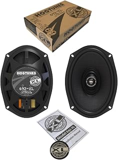 Hogtunes 692-XL High Performance XL Series 400 Watt 6"x9" Speakers (2 Pack), Fits Most Replacement Saddlebag Lids on 1998-Current Harley-Davidson Motorcycles