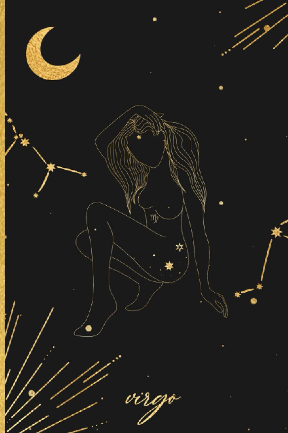 Virgo Notebook: Goddess Collection Lined Journal Notepad for Girls, Kids, Teens, Students for Gifts & Back to School