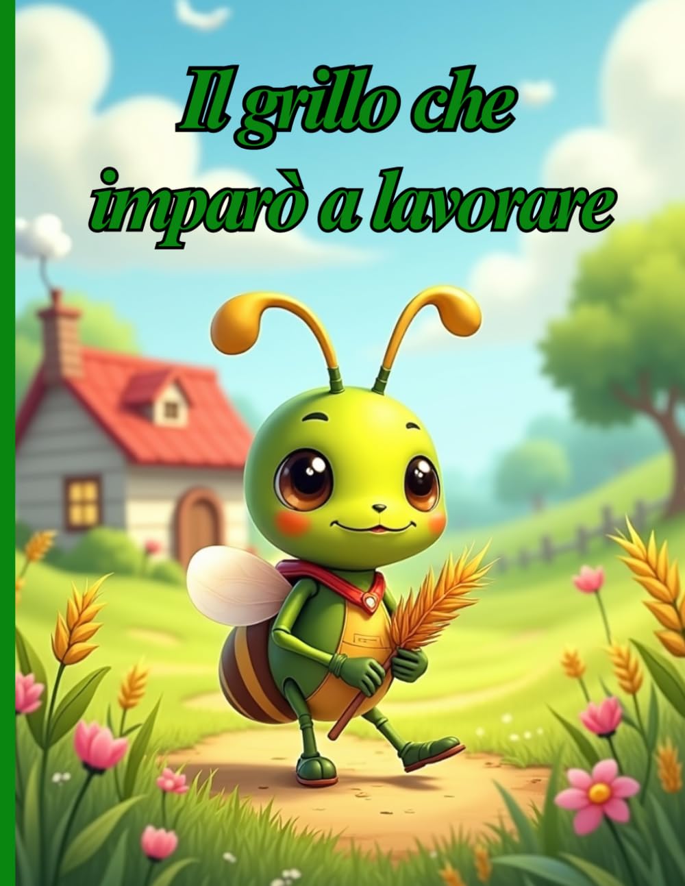 Il grillo che imparò a lavorare: Una storia per bambini sull'equilibrio tra lavoro e divertimento | Età 4-8 anni | Libro illustrato a colori su responsabilità, impegno e gioia di vivere