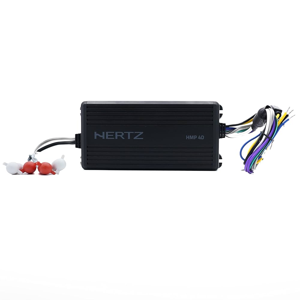 HERTZ 　4chパワーアンプ　HCP4D Hertz HCP 4D 4-channel car amplifier — 70 watts RMS x 4 at