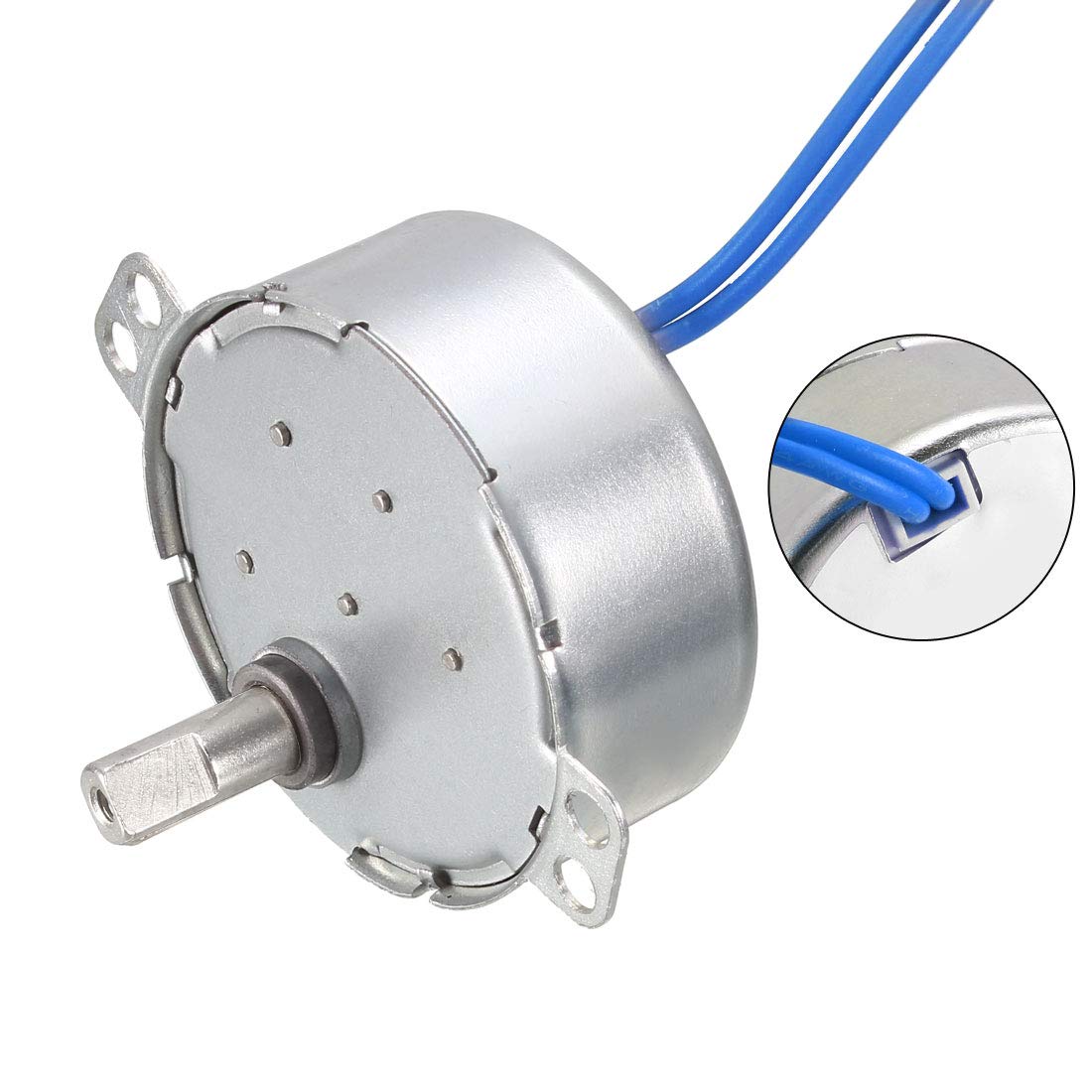 uxcell Synchronous Motor AC 100-127V 4-5RMP 50-60Hz 4W Double Flat