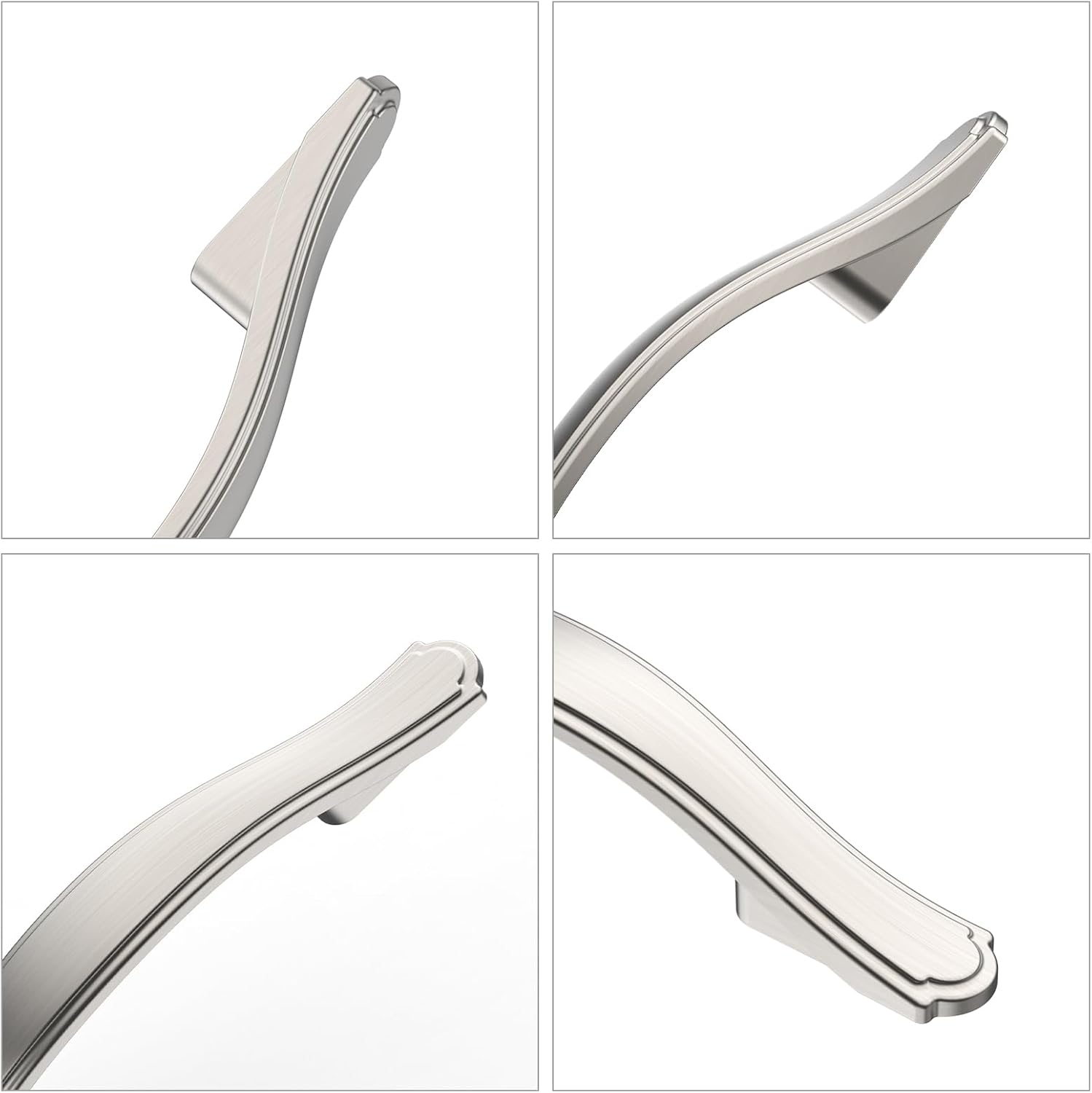 AOOTOCH 30 Pack Brushed Satin Nickel Kitchen Cabinet Handles Cabinet Pulls 3 inch Hole Center Cabinet Hardware Drawer Handles for Cabinet Dresser and Cupboard AT2792BSN