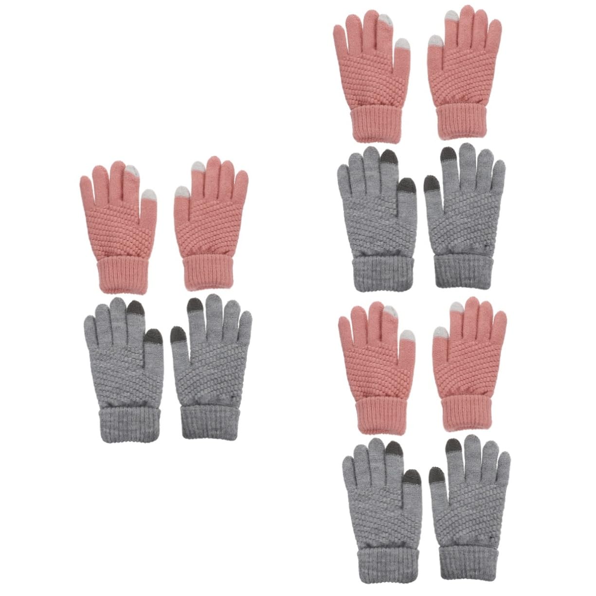 SHERCHPRY 6pairs Winter Skiing Gloves for Women Windproof Touch Screen Compatible for Outdoor Activities Like Fishing and Hiking Durable Comfortable and Breathable
